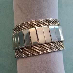 Mid Century Mesh Link Bracelet